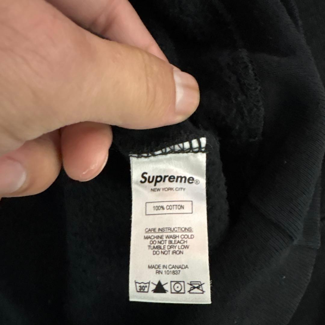 シュプリーム　ヨージヤマモト　スウェット　Lサイズ　ブラック