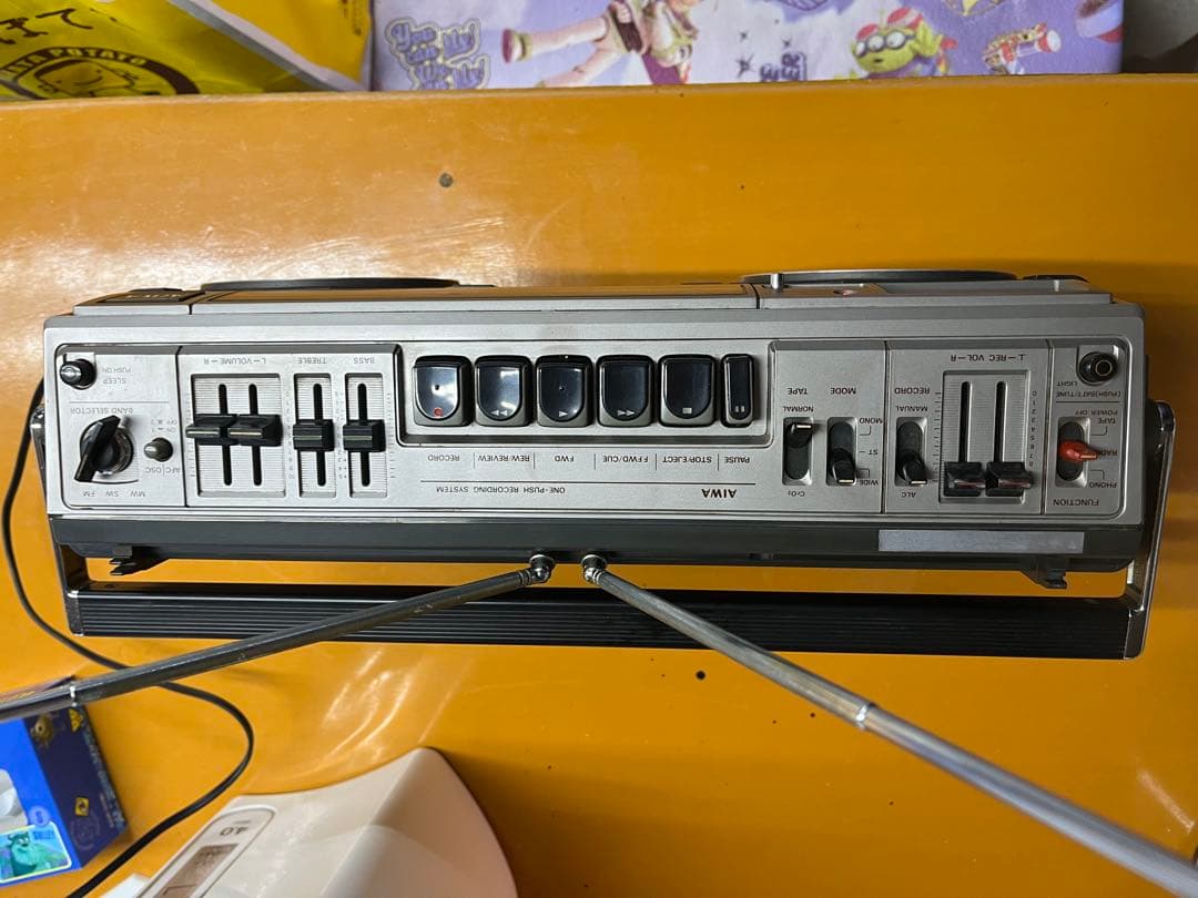 希少AIWAラジカセTPR-830アイワ 通電確認済