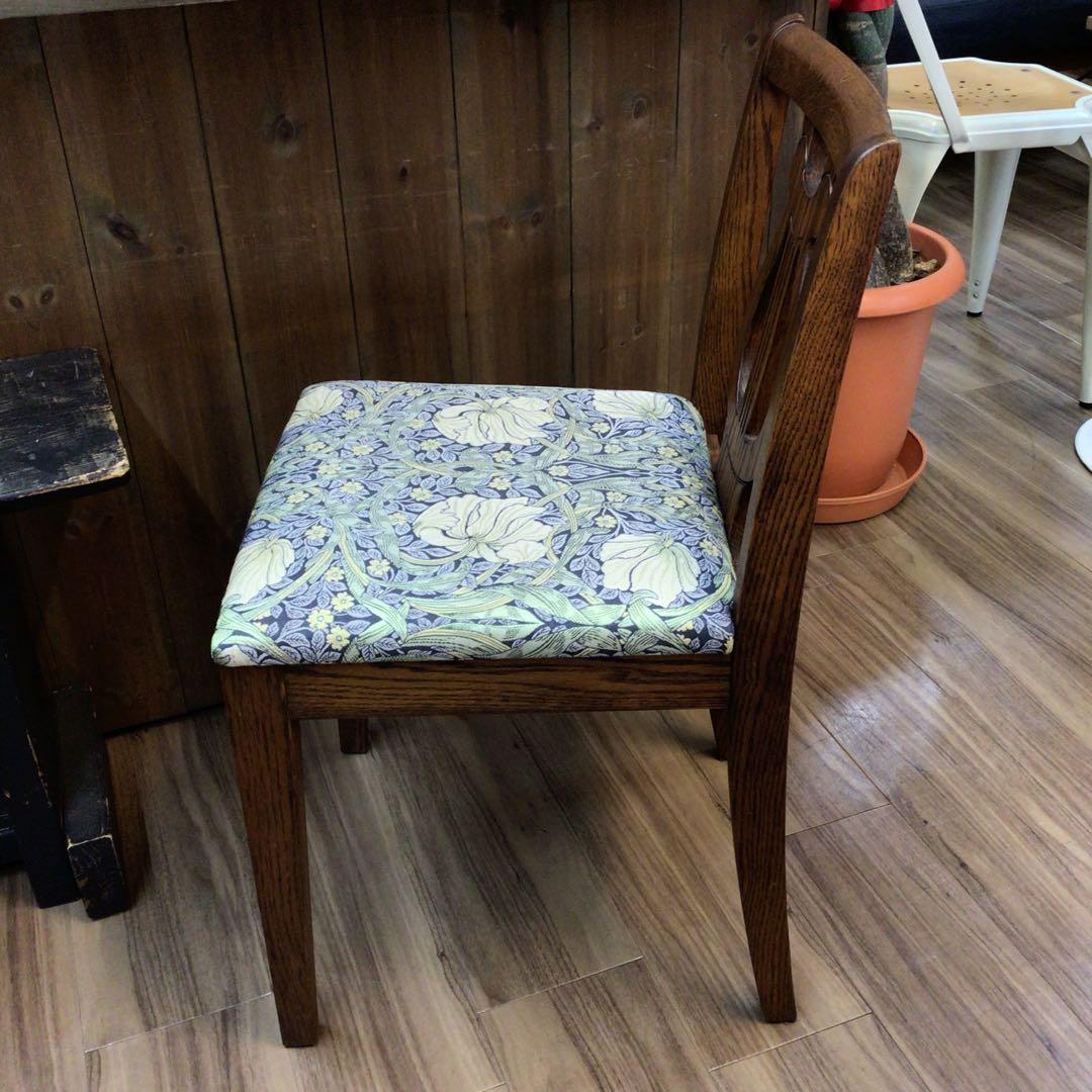 カントリーハウス ブルージュ ダイニングチェア ウィリアムモリスUSED展示品