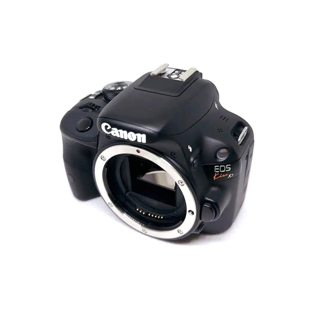 【美品】Canon EOS Kiss X7 ダブルレンズ キャノン♥️初心者♥️