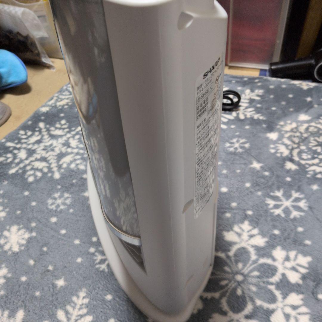 シャープ プラズマクラスター搭載 加湿セラミックファンヒーター ホワイト