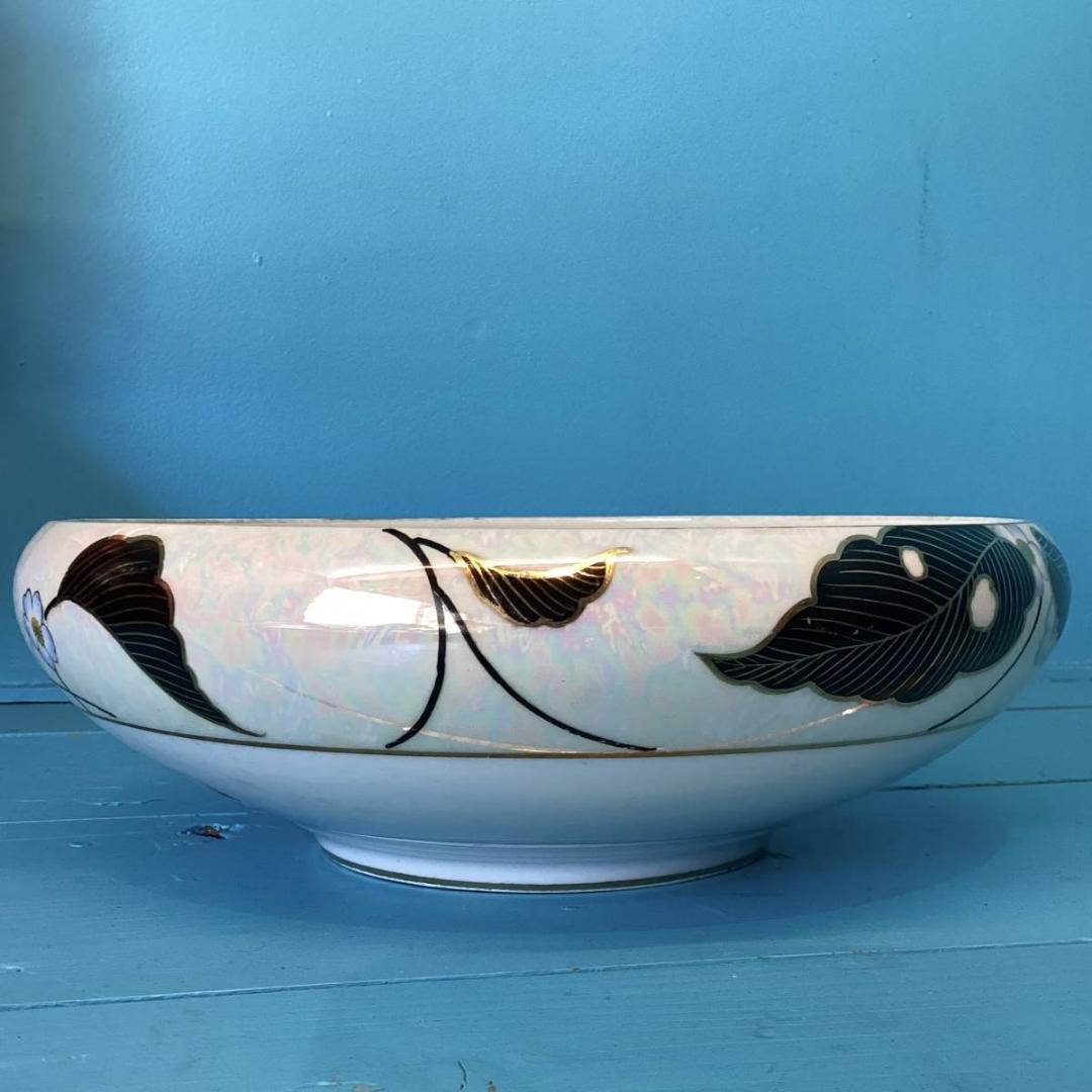 ★ノリタケ アールデコ ヤジロベエ ボウル オールド 器 古い