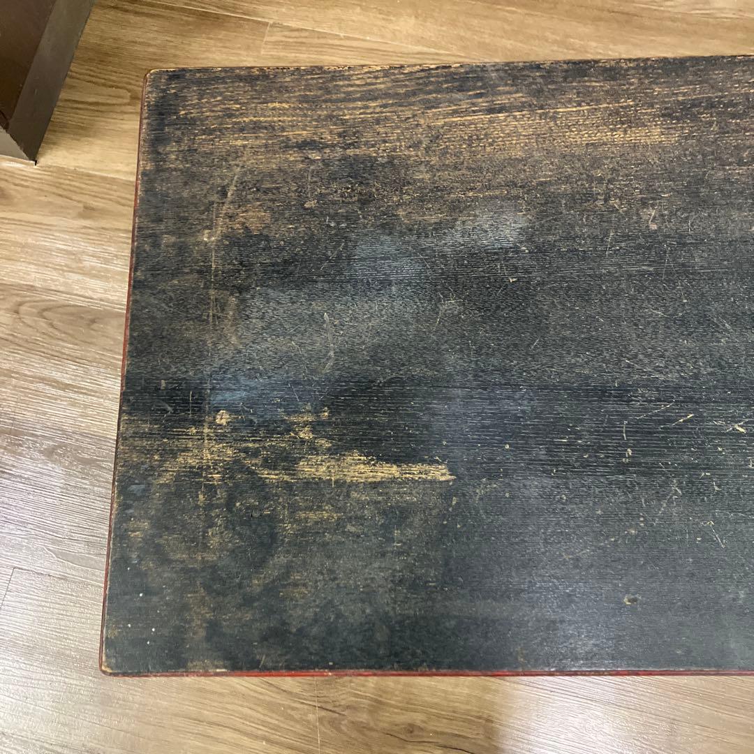 B-2 アンティーク 文机 折りたたみ 座卓 木製 経年変化 ローテーブル 家具