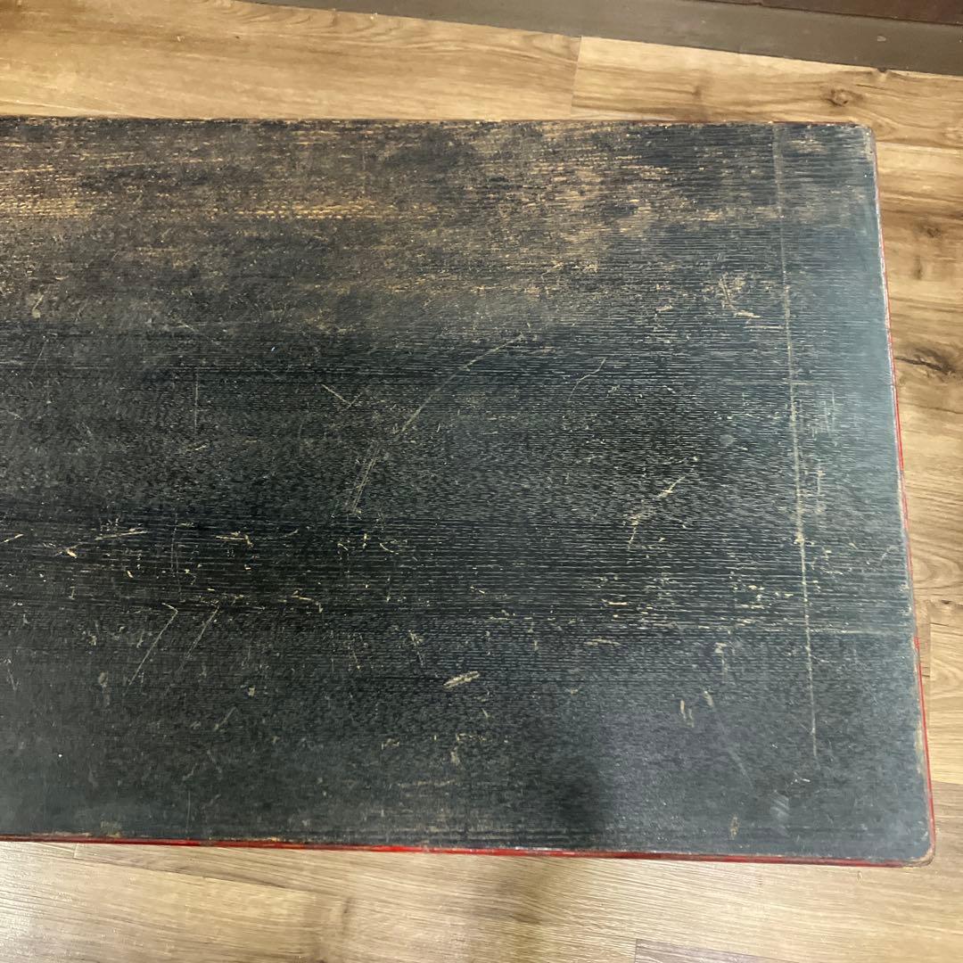 B-2 アンティーク 文机 折りたたみ 座卓 木製 経年変化 ローテーブル 家具