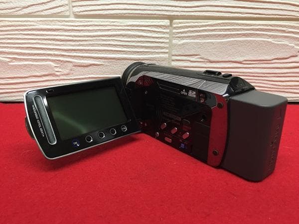 Ｙ ジャンク Victor AVCHD GZ-HM200-B ビデオカメラ S