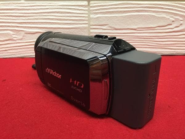 Ｙ ジャンク Victor AVCHD GZ-HM200-B ビデオカメラ S