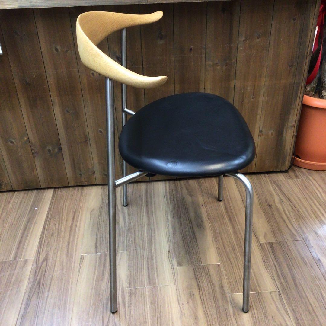 ②カールハンセン＆サン CH88P チェア オーク材 ブラックレザー 引取限定