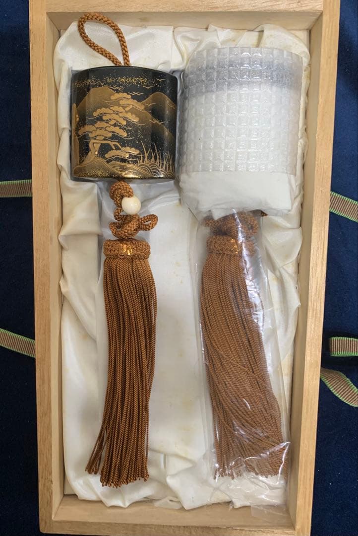 輪島塗　山水蒔絵　風鎮