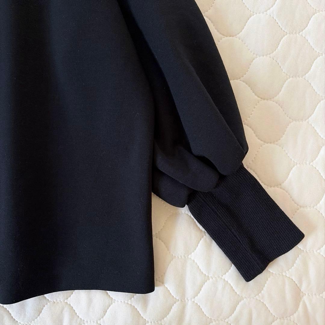 BEARDSLEY✴︎ダンボールパフトレーナー　スウェット ブラック　フリーサイズ