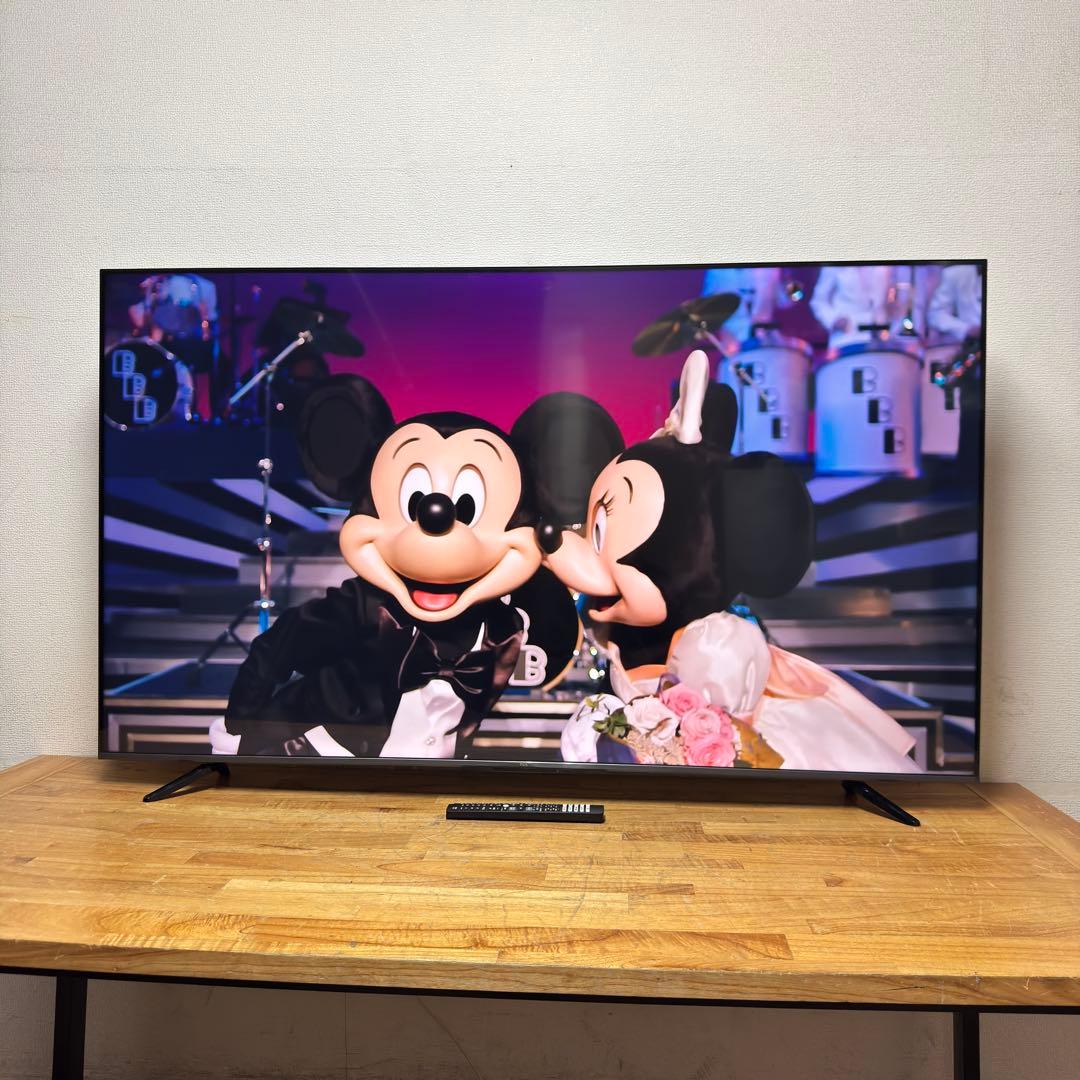 TCL 65V型 4K液晶テレビ Google TV 65P71B 2022年製