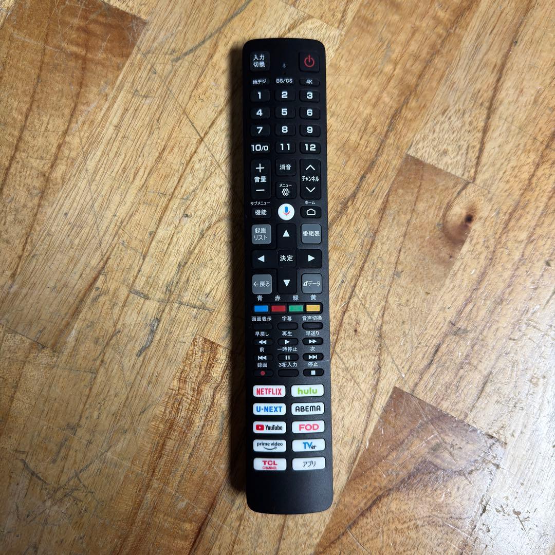 TCL 65V型 4K液晶テレビ Google TV 65P71B 2022年製