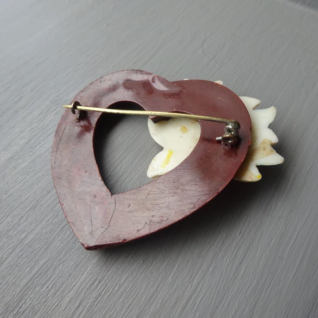 〜1950's ヴィンテージ ブローチ エーデルワイス ユーロ ブロカント