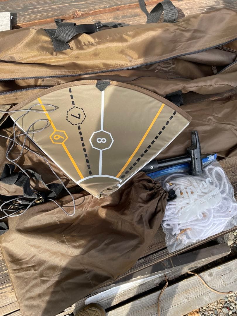 小川キャンパル　タッソ tc メッシュスクリーンセット　ワンポールテント