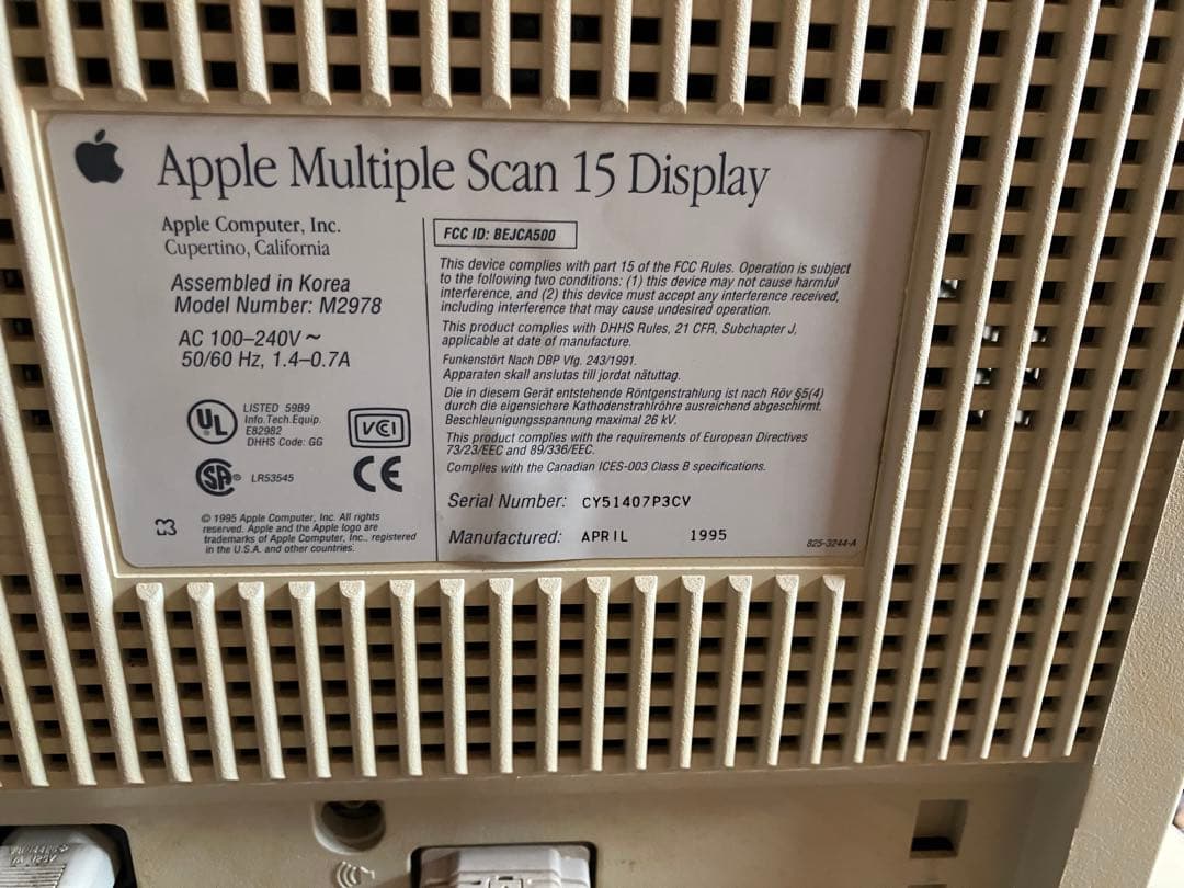 Apple Macintosh Pioneer ビンテージ　ジャンク