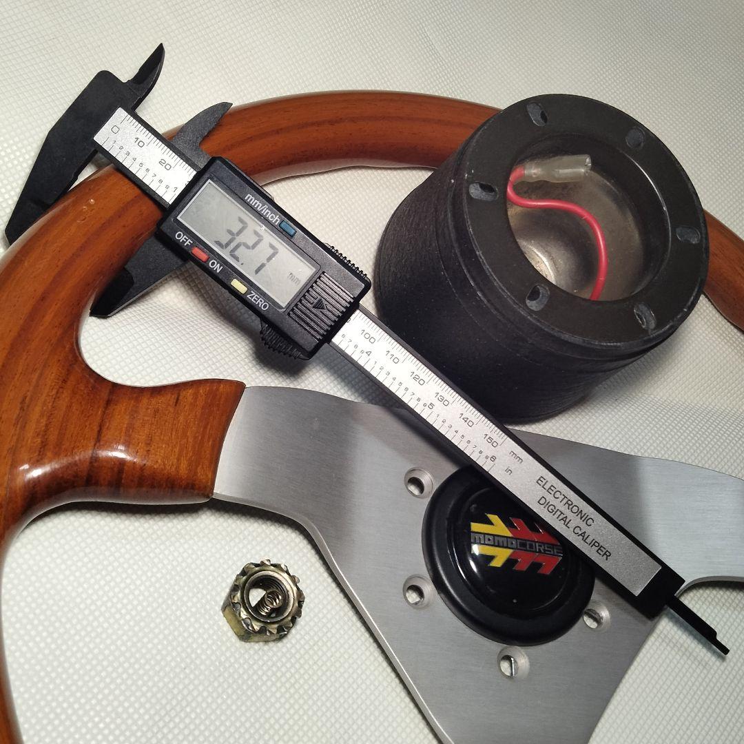 5606 ダイハツ純正 MOMO コペン オプションステアリング ウッド