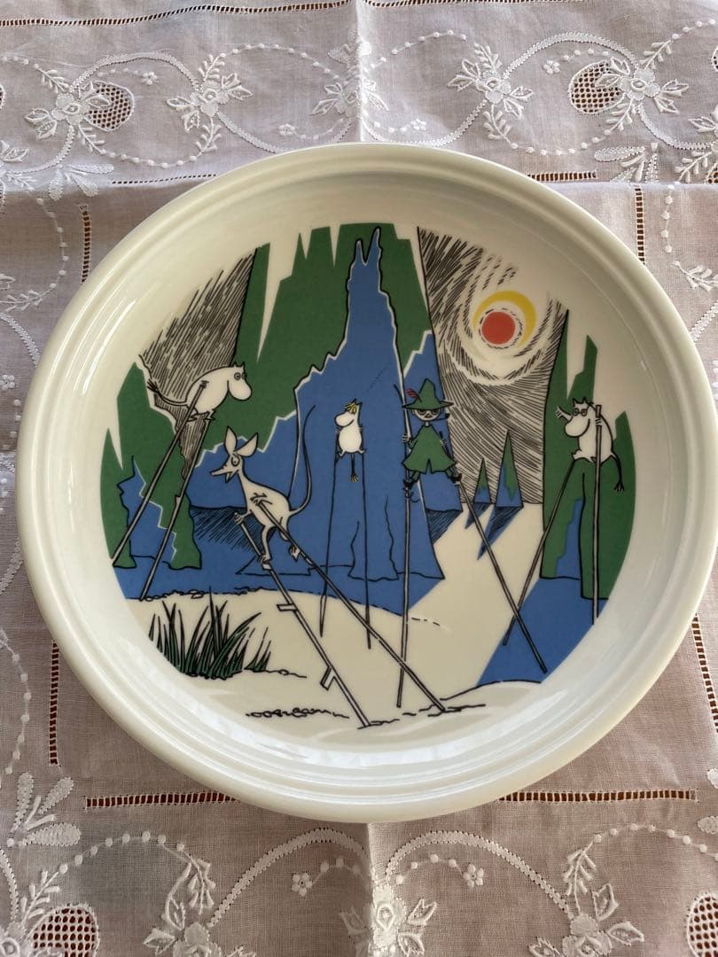 アラビア　ARABIA ムーミン　チルドレン　プレートマグカップ　谷の彗星　廃盤