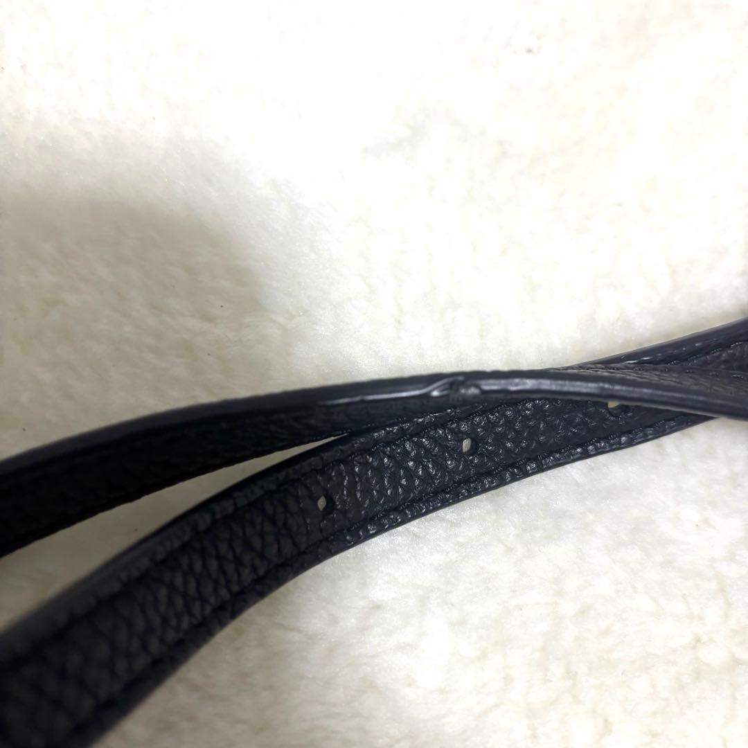 【美品】ローレンラルフローレン ショルダーバッグ ブラック レザー カメラバッグ