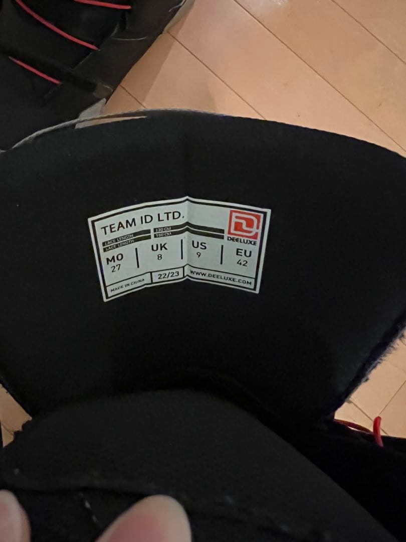 DEELUXE TEAM ID LTDディーラックス　スノーボードブーツ 27