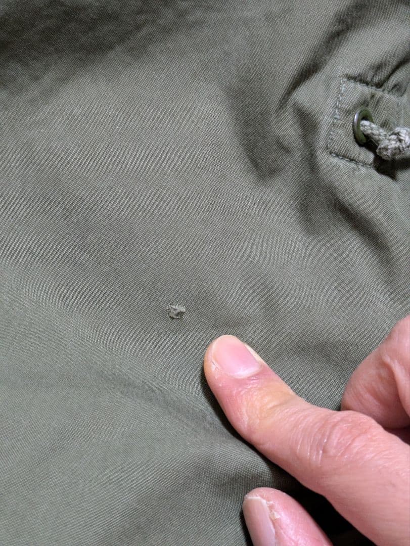 実物 米軍　M-65 モッズコ－ト フィッシュテールパーカー　XS　フード付き