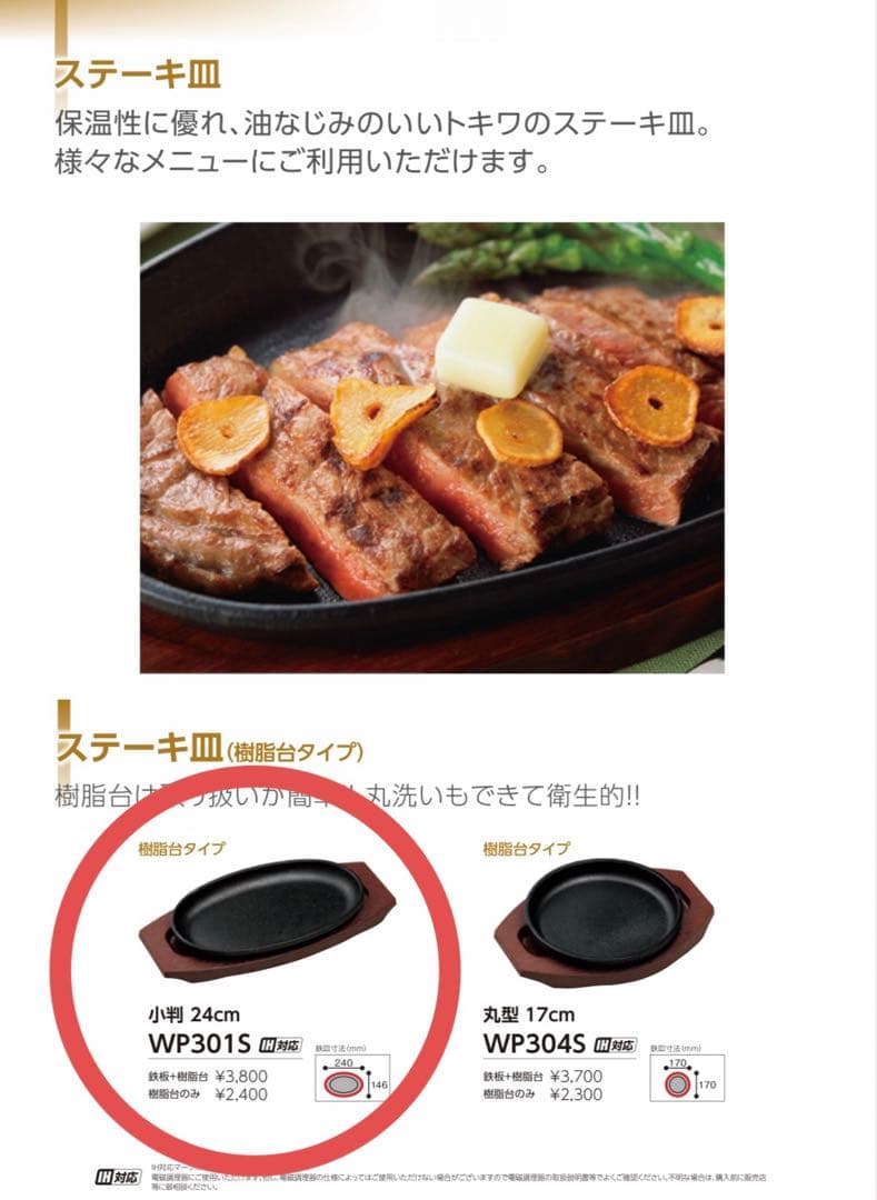 【新品・未使用】トキワ ステーキ皿 小判型 24cm × 5個セット