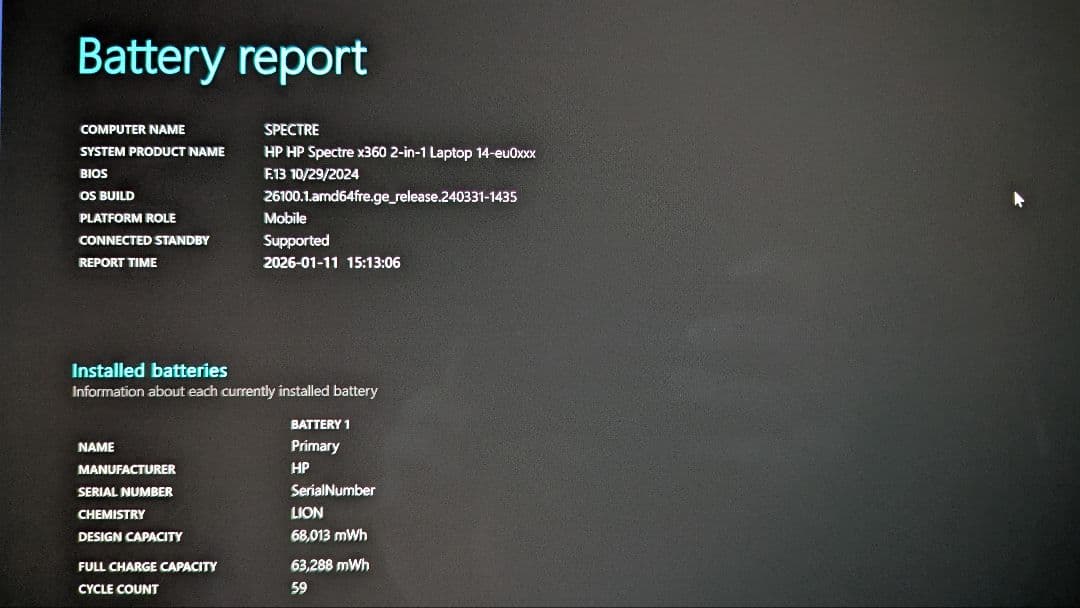 プロフお読み下さい　HP Spectre x360 14-eu0007TU