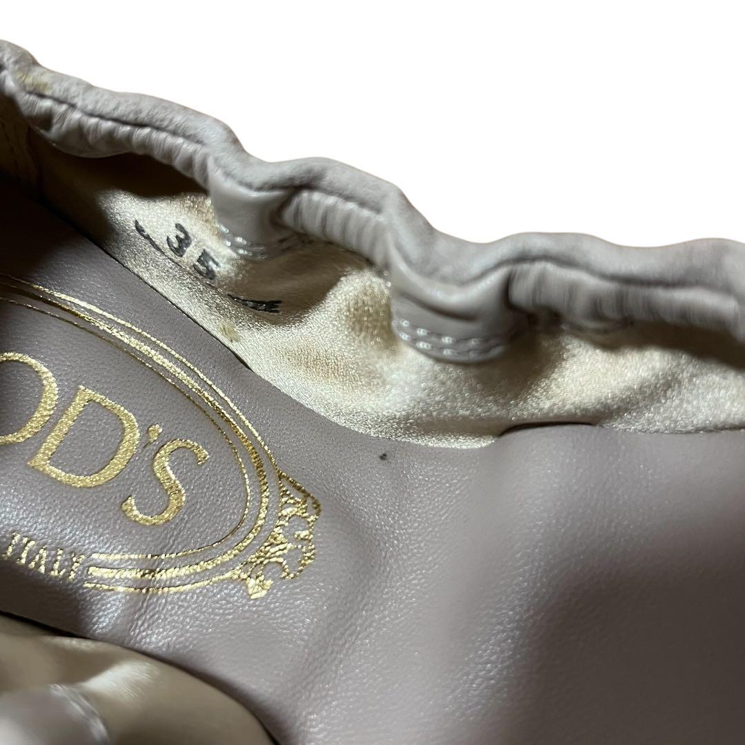 未使用 TOD'S トッズ バレエシューズ フラットシューズ 35