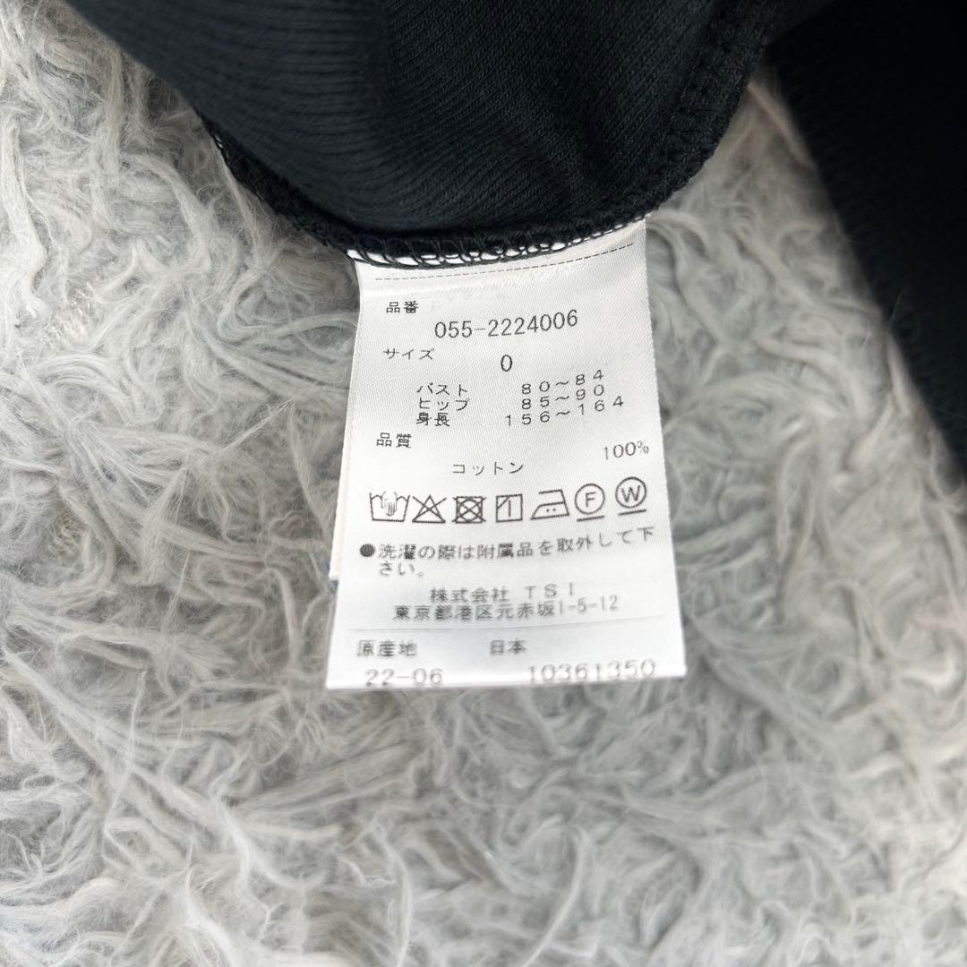 新品　パーリーゲイツ　ワンピース　モックネック　ハーフジップ　ブラック　サイズ0