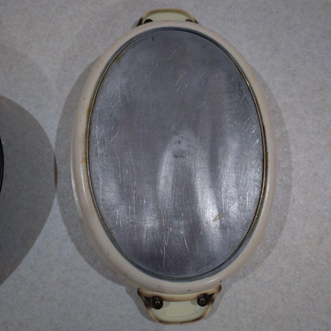 BRUNO オーバルホットプレート ブラック　ホットプレート たこ焼きプレート付