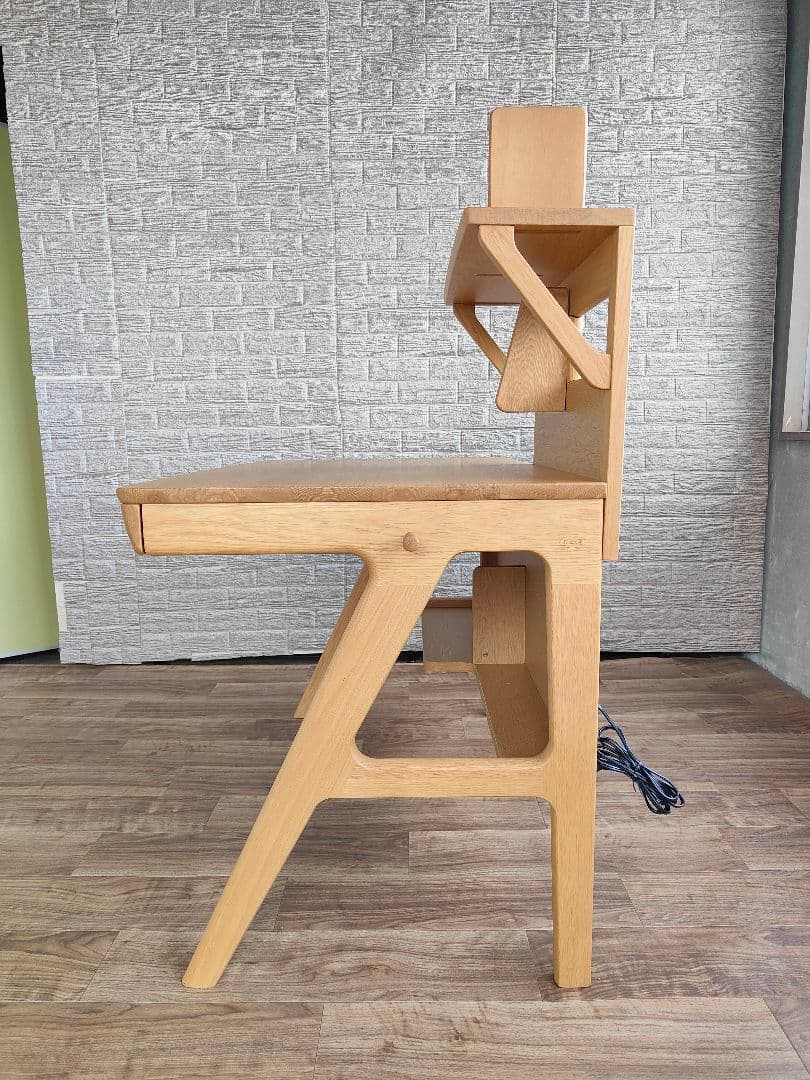 美品 浜本工芸 No.09 デスク ライティングデスク 学習机セット