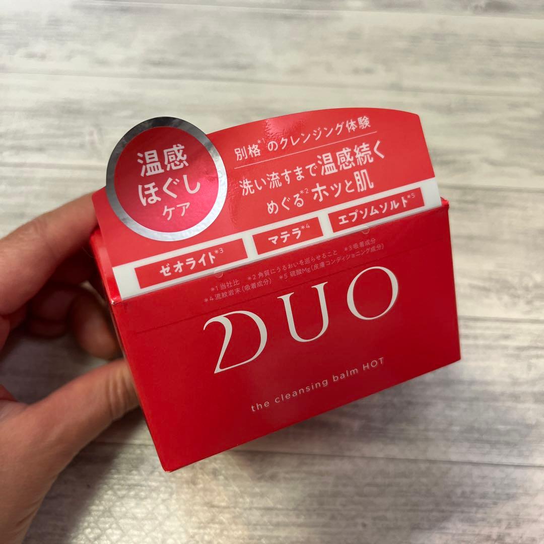 匿名配送　各90g以上　DUOクレンジングバーム　ブラックリペア4 ホット2
