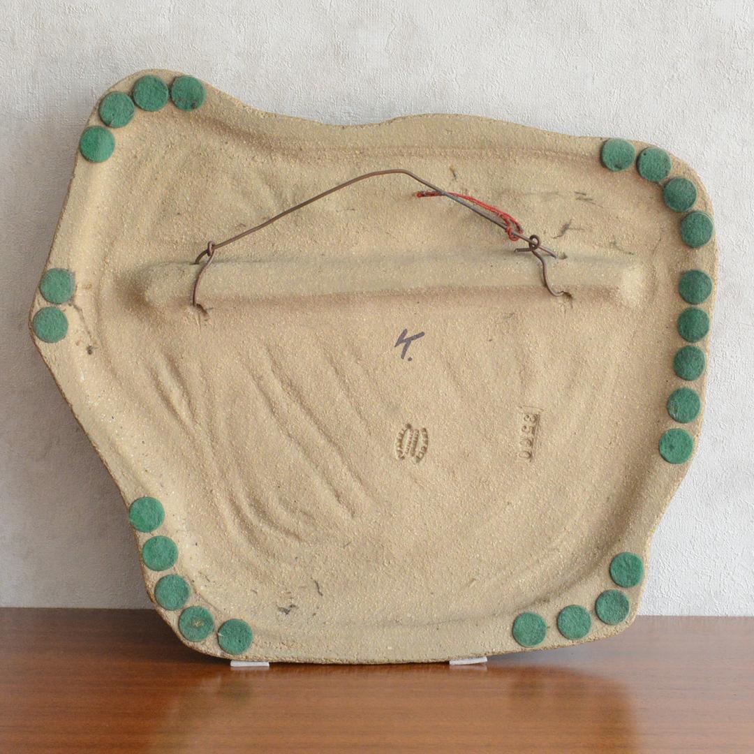 Soholm スーホルム 雀 陶板 鳥の彫刻 壁掛け 北欧雑貨 ヴィンテージ置物