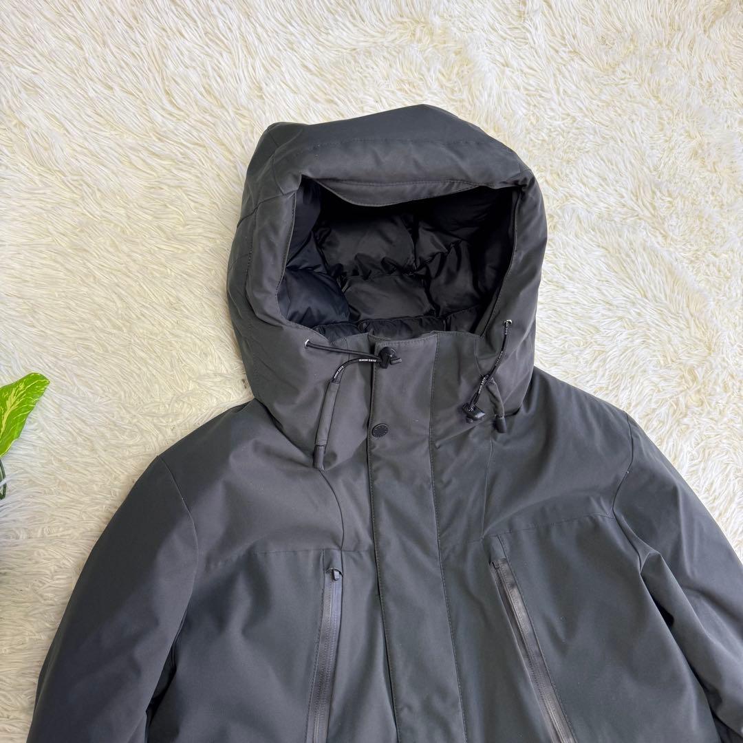 【ナノユニバース】極美品 ダウンジャケット ダークグレー 西川ダウン メンズ