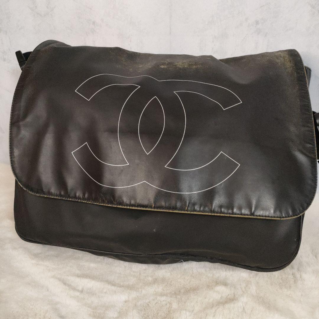 CHANEL スポーツライン ココマーク デカココメッセンジャーバッグ