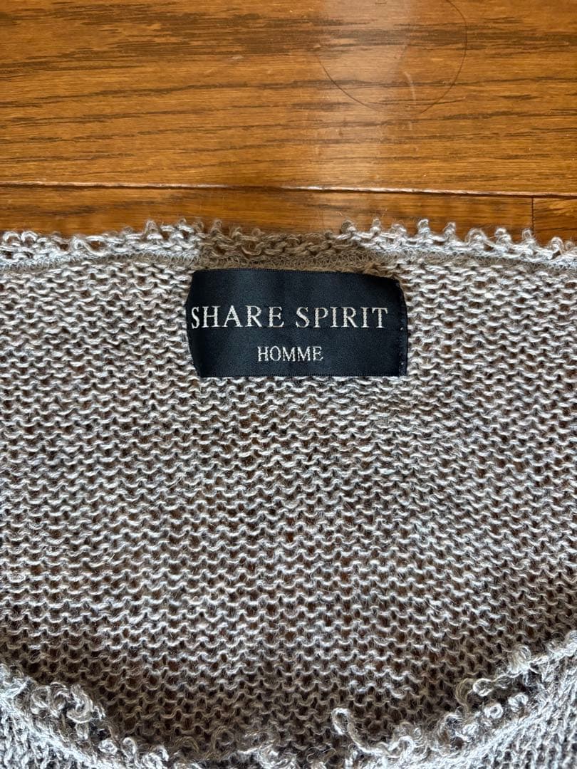 SHARE SPIRIT HOMME サマーニットセーター