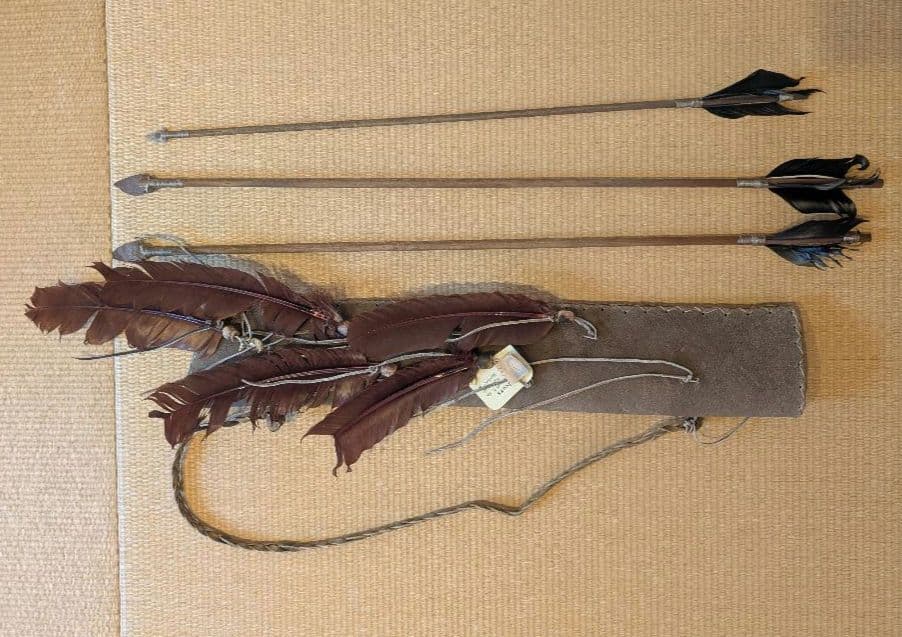 矢筒と矢のセット　ニューメキシコ　グランドキャニオン　インディアン　インテリア