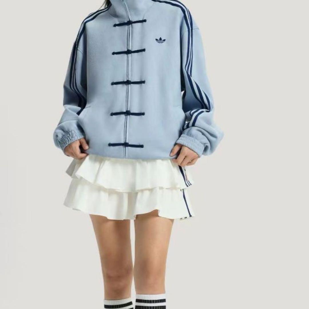 adidasアディダス 中国限定 蛇年トラックジャケット ライドブルーL