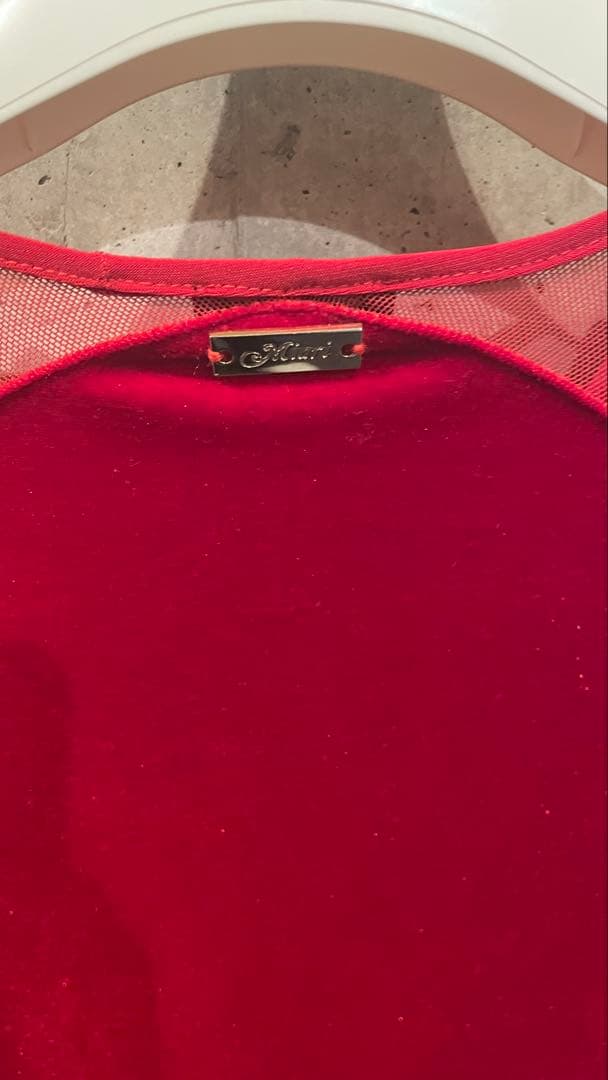 Miari レッドドレス 未使用品 社交ダンス ラテンダンス 送料込