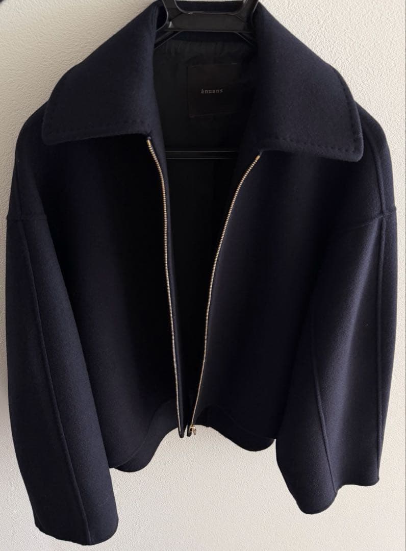 anuansリバーウールショートコート完売品