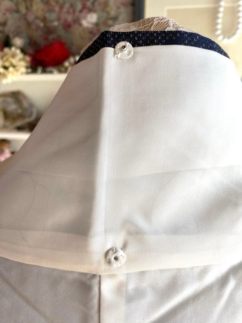 高級 石毛結城紬 正絹 麻の葉 かつお縞