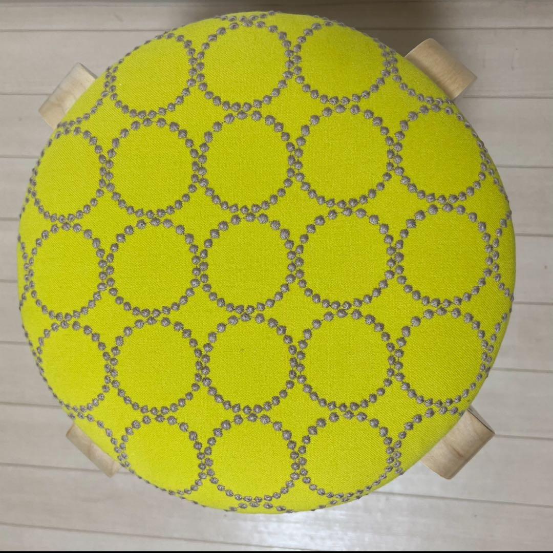 ミナペルホネン スツール タンバリン 丸椅子 【イエロー/グレー】 チェア 椅子