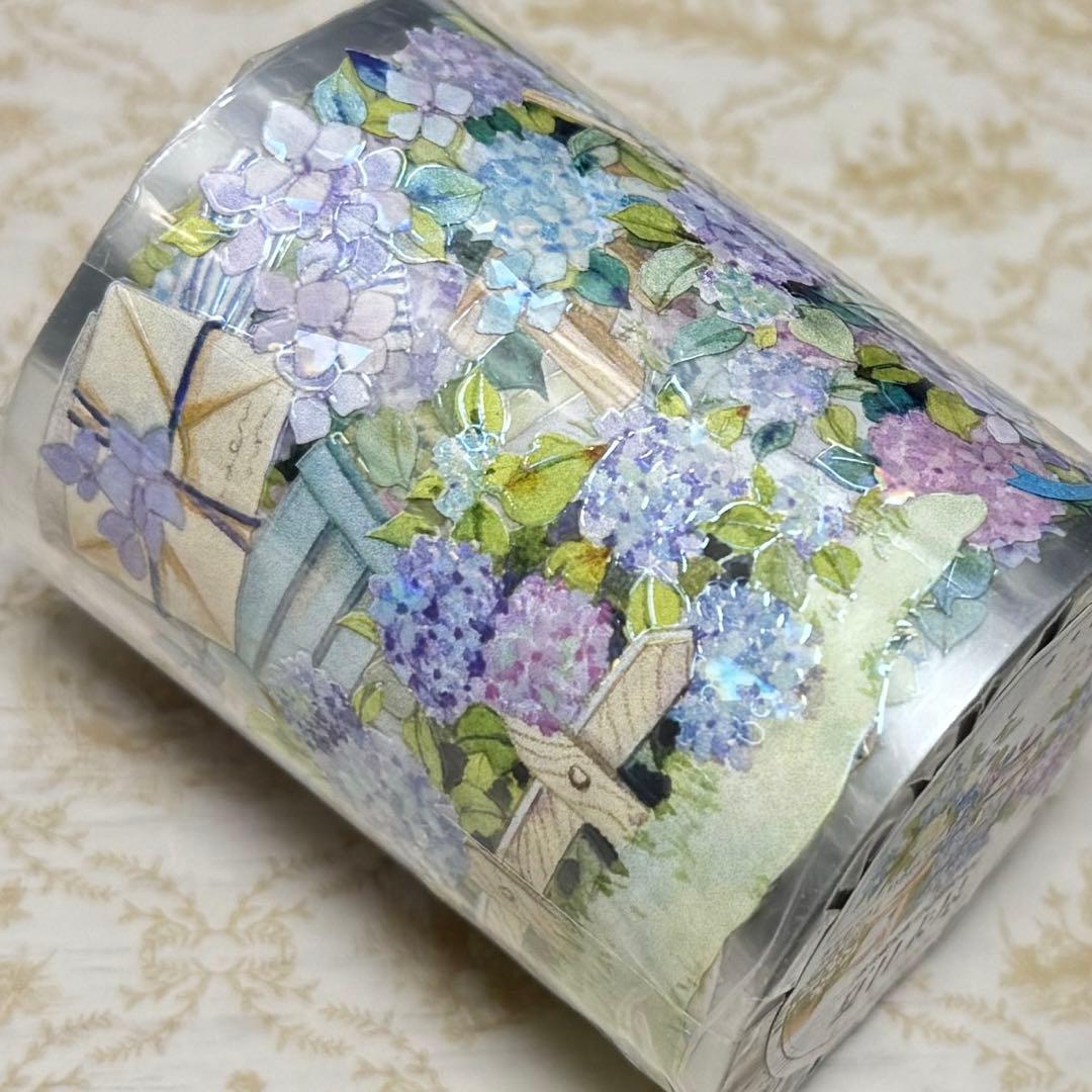 海外 PETテープ マスキングテープ あじさい