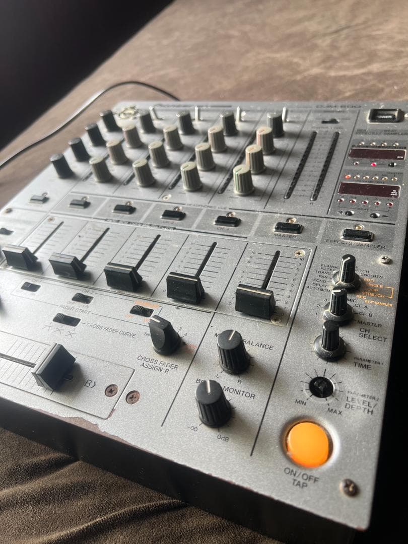 【ジャンク】Pioneer DJM-600 DJミキサー