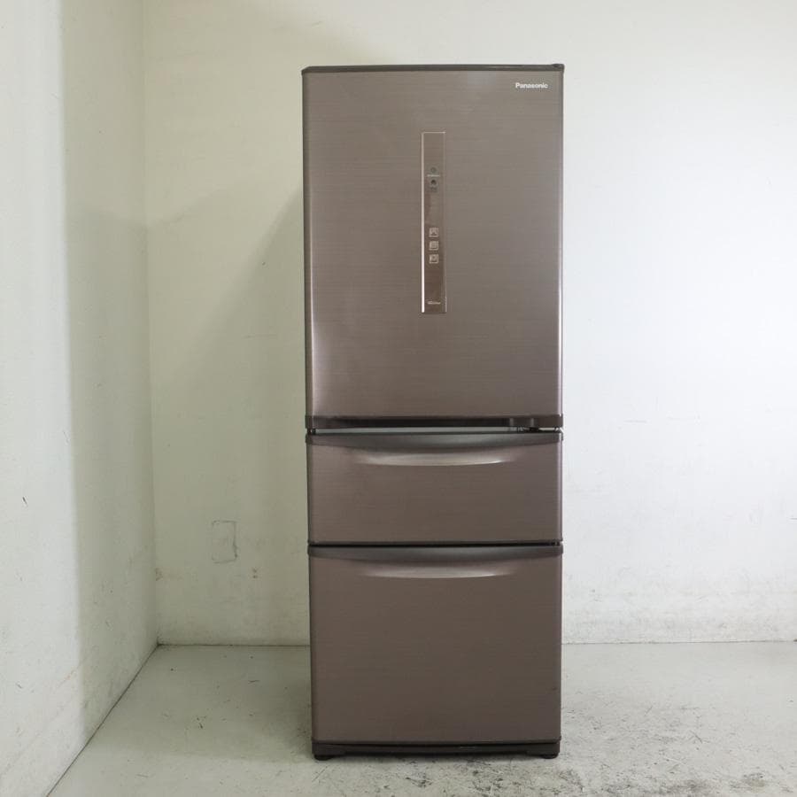 値下パナソニック 315L 3ドア 冷蔵庫 NR-C32HM-T 自動製氷 右開