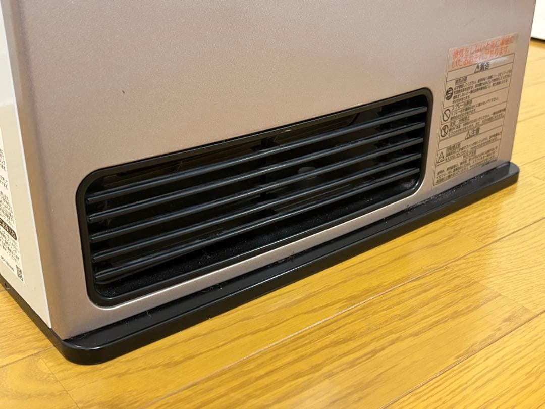 美品 リンナイ ガスファンヒーター RC-U4001E 都市ガス ガスコード付き