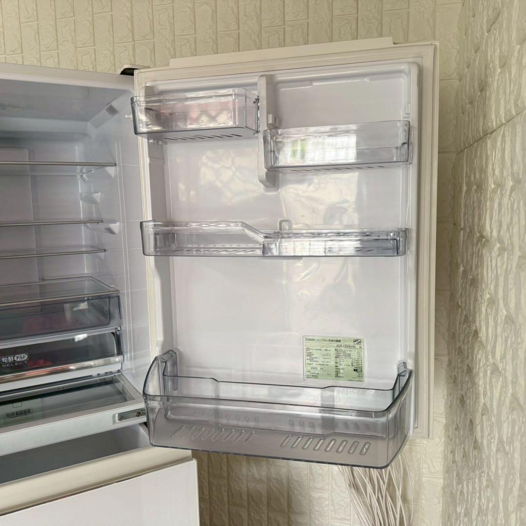 都内23区配送無料✨4ドア　冷蔵庫　アクア　AQR-VZ43M 2022年　美品