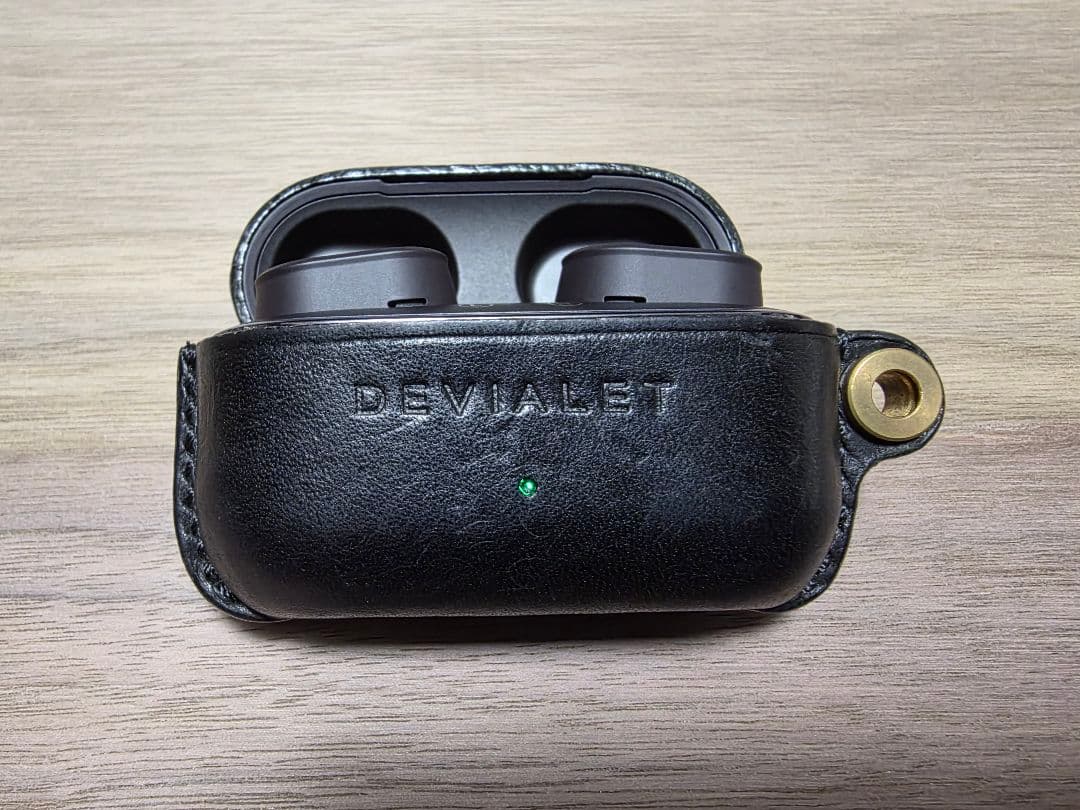 Devialet Gemini II ワイヤレスイヤフォン レザーケース付き