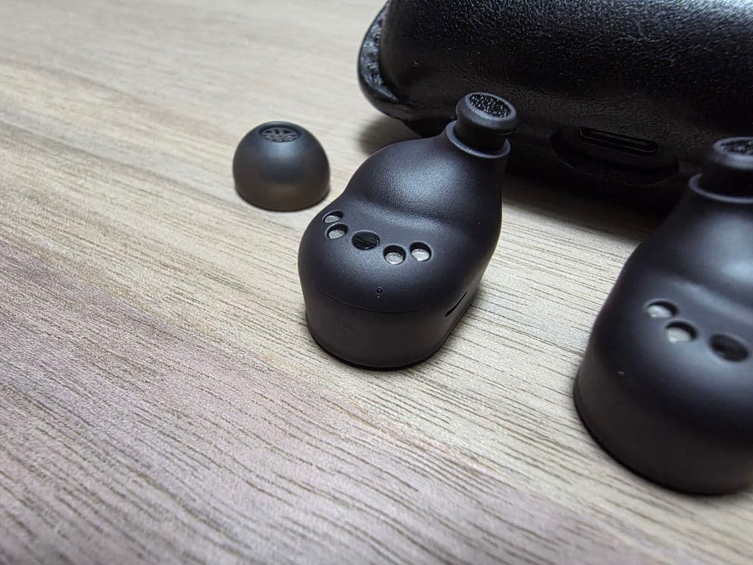 Devialet Gemini II ワイヤレスイヤフォン レザーケース付き