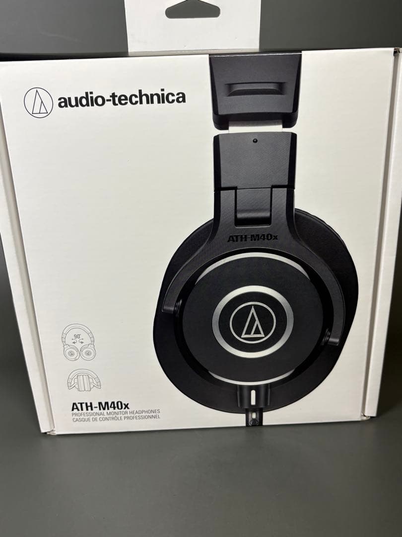 新品　AUDIO-TECHNICA ATH-M40x 密閉型 モニターヘッドホン