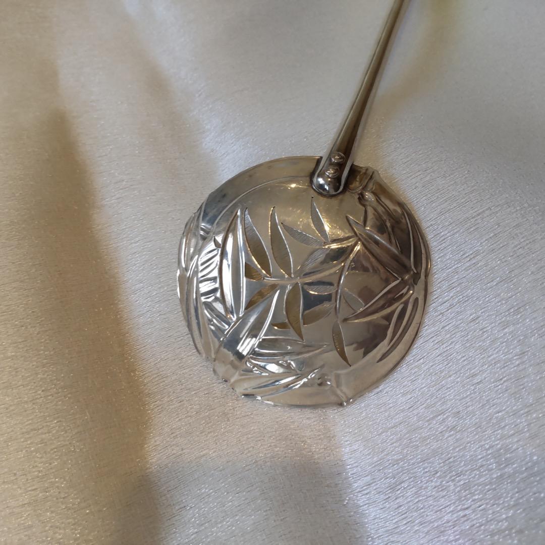 昭和レトロ　銀製三越　匙　湯豆腐　茶道具