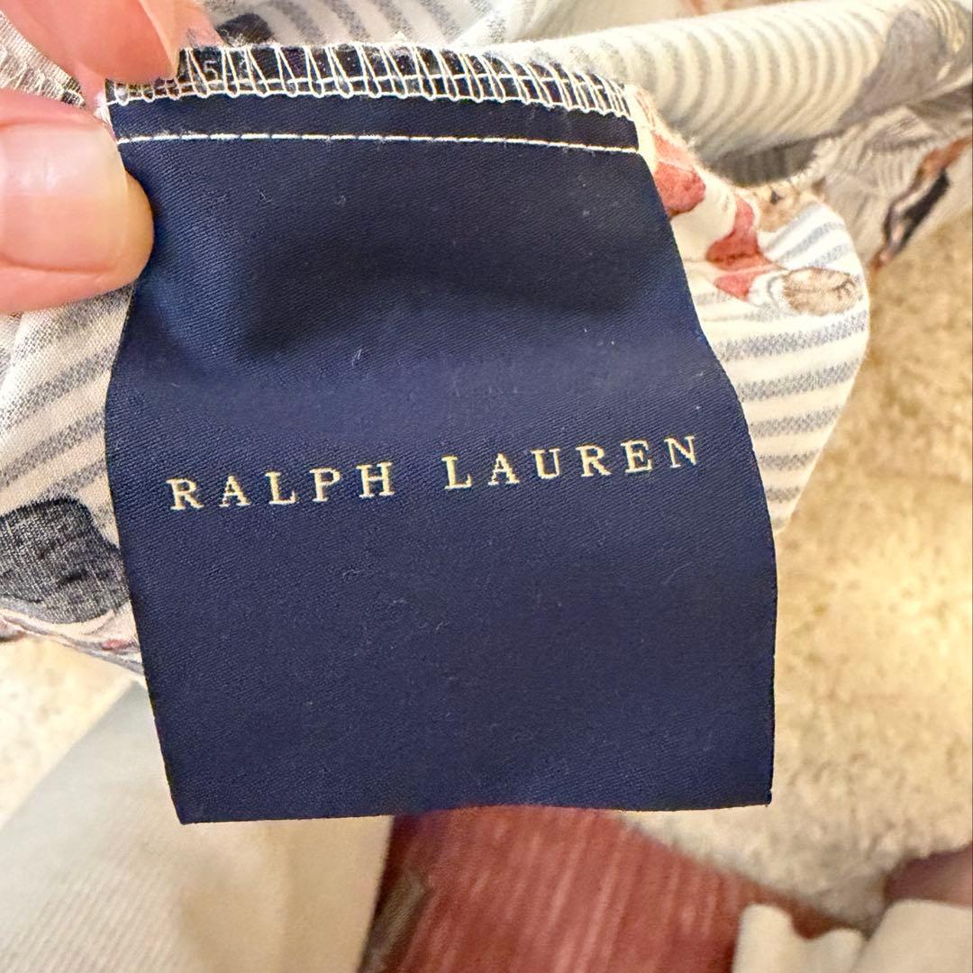 【廃盤】ラルフローレン ポロベア ストライプ 掛け布団カバー シングル